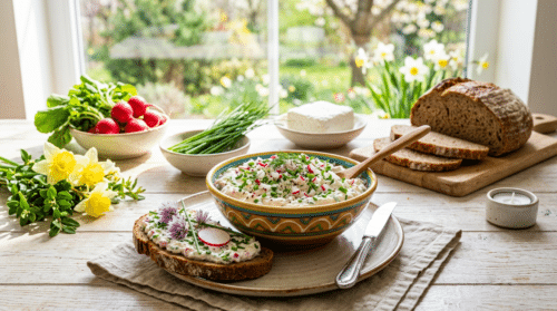 3 suroviny a 15 minut – pomazánka, která přináší jaro přímo na stůl