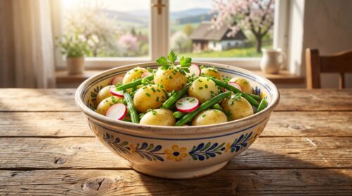 Jarní bramborový salát dělám bez majonézy: u stolu zmizí a nikdo nereptá