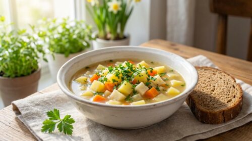 Moje rychlá bramborová polévka zachrání hladové večery