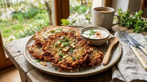 Tento fígl s česnekem promění bramboráky v křupavý zážitek, kterému nelze odolat
